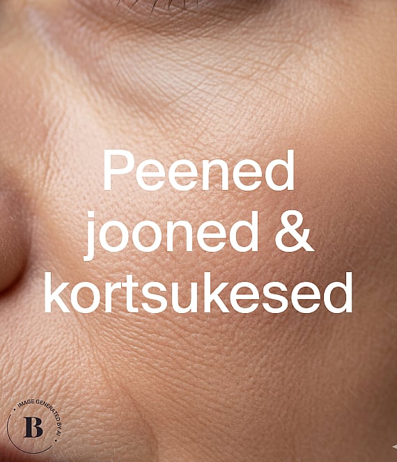 Närbild på mänsklig hud med synliga fina linjer och rynkor.
