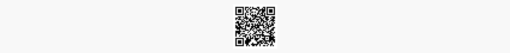 Czarno-biały kod QR na środku na jednolitym jasnopomarańczowym tle. Pobierz naszą aplikację.
