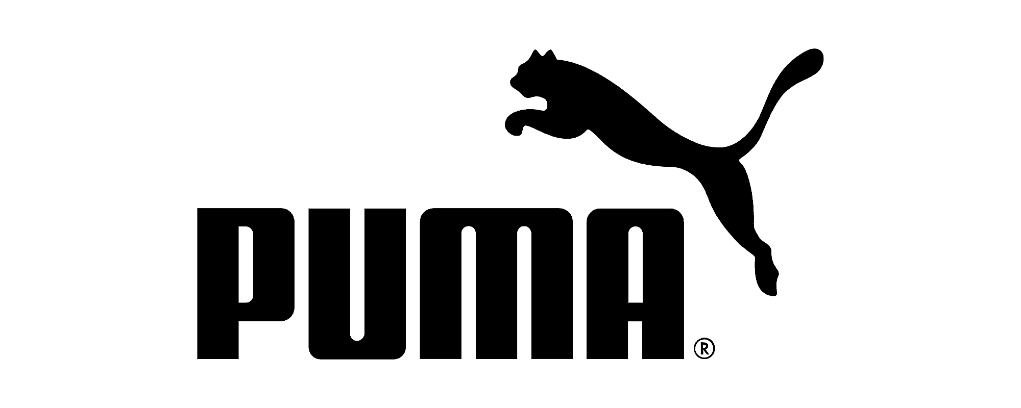 Black "PUMA" text with a leaping puma silhouette above it, on a white background.