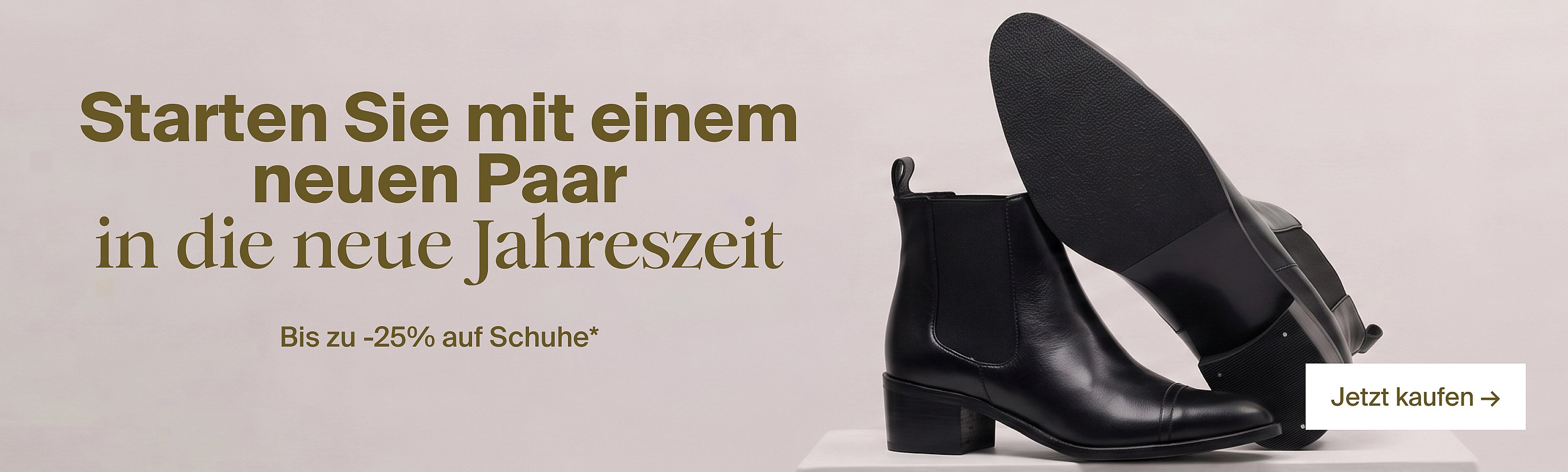 Starten Sie in die neue Saison und sparen Sie bis zu 25% beim Schuhkauf*