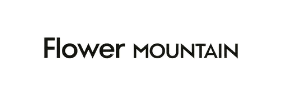 Text "Flower MOUNTAIN" in black on a white background.