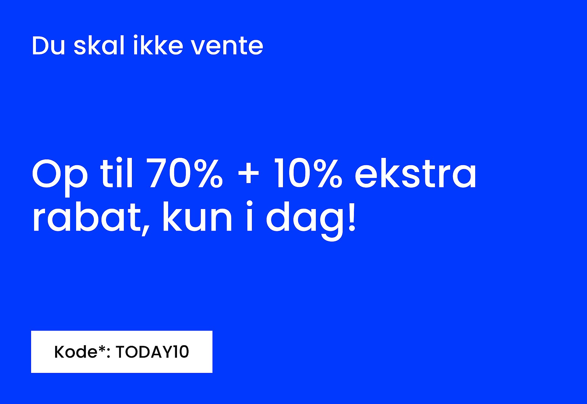 En mand i gråt jakkesæt og stribet slips, der taler i en gul retro-telefon. Tekst: »KONTORET HAR RINGET«. Op til 80%.*