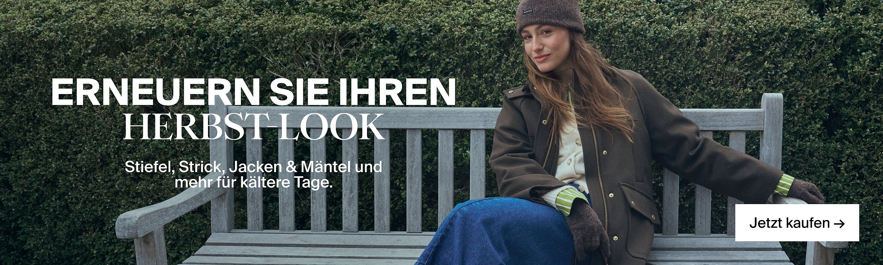 Peppen Sie Ihren Herbstlook auf. Entdecken Sie jetzt unsere Damenmode.