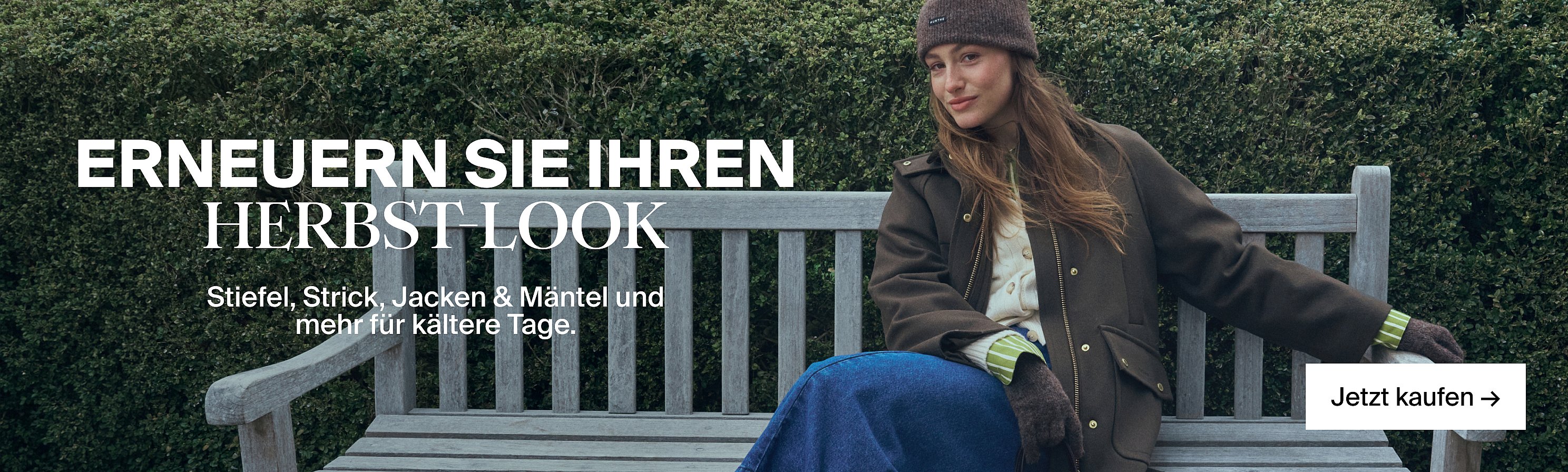 Peppen Sie Ihren Herbstlook auf. Entdecken Sie jetzt unsere Damenmode.