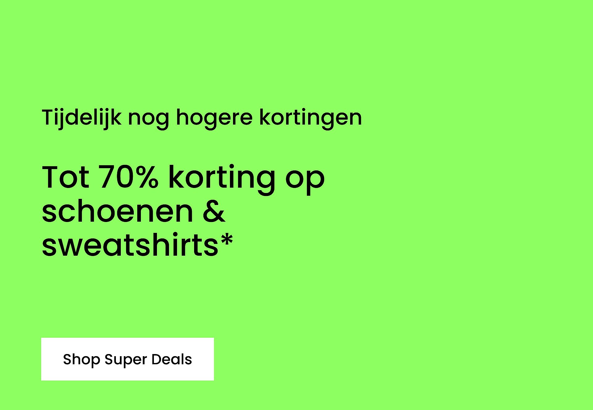 +15% extra korting op T-shirts, jeans en overhemden! Gebruik code*: DEAL15